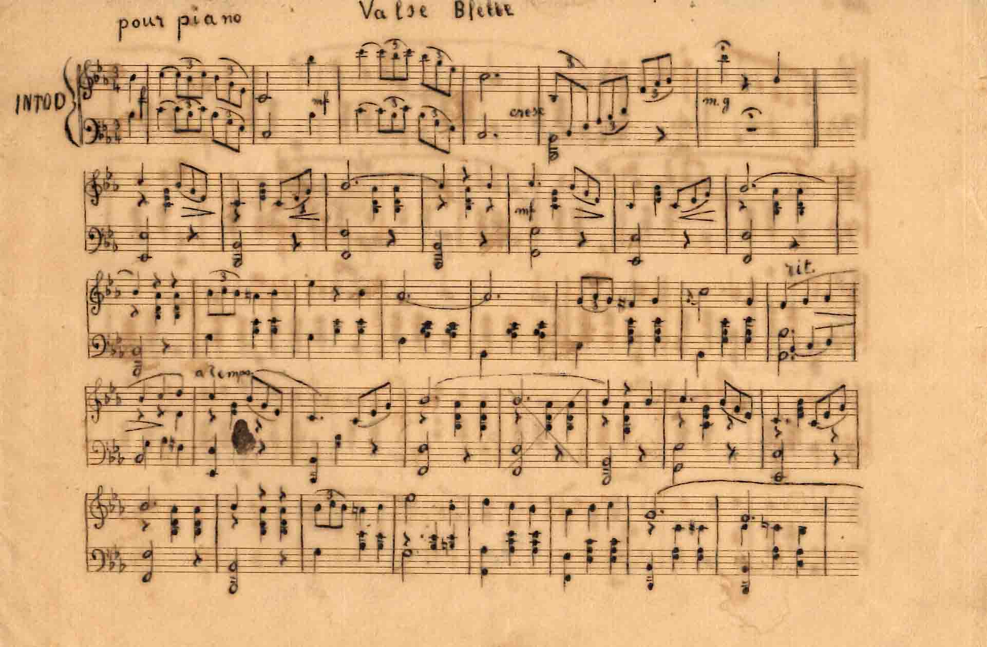 Valse bleue
